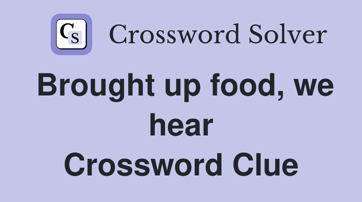 Food scrap crossword clue